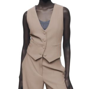 NEW ZARA TAILORED WAISTCOAT